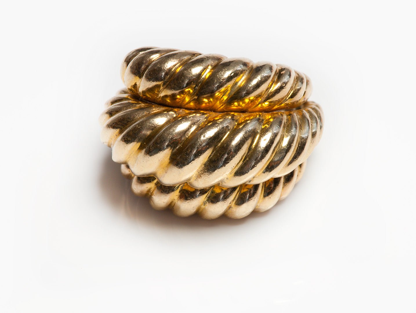 Vintage Yellow Gold Dome Ring