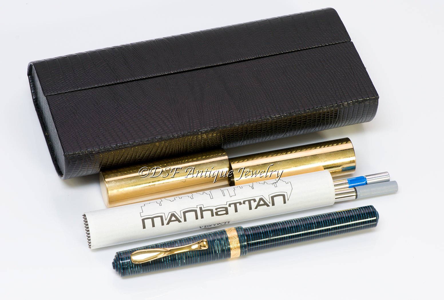 Visconti Manhattan Sapphire Blue Convertible Roller Pen
