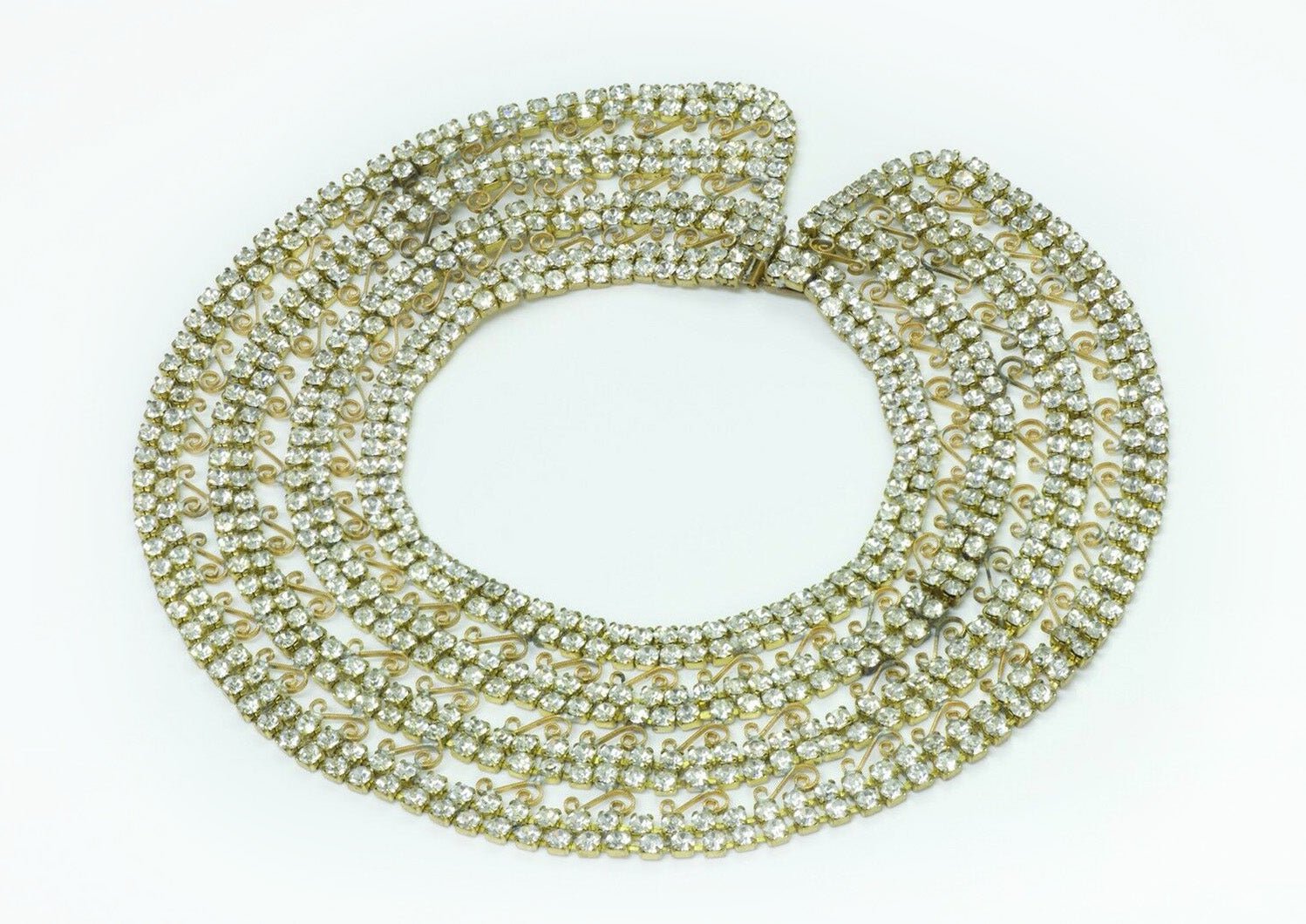 Weiss 1950’s Crystal Bib Necklace