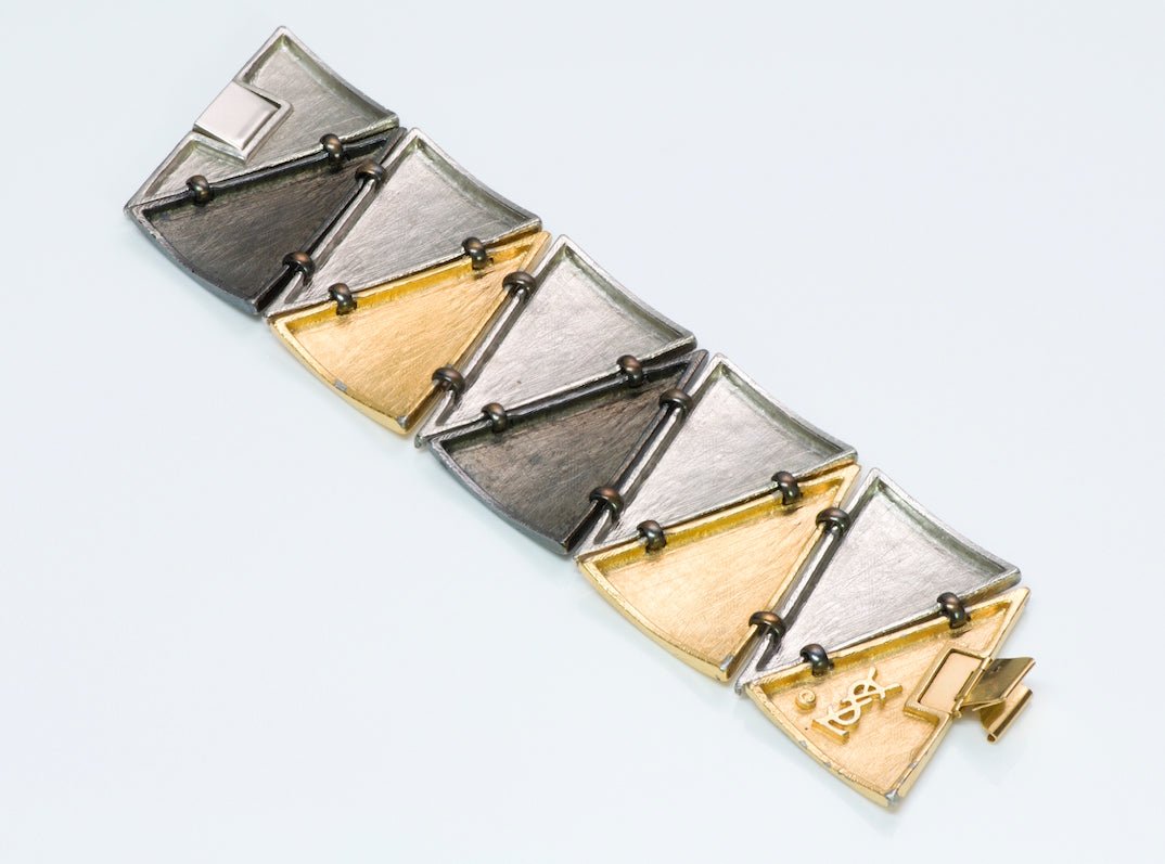 Yves Saint Laurent Architectural Bracelet