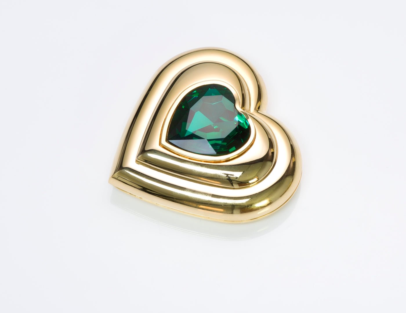 Vintage Yves Saint Laurent Heart Compact