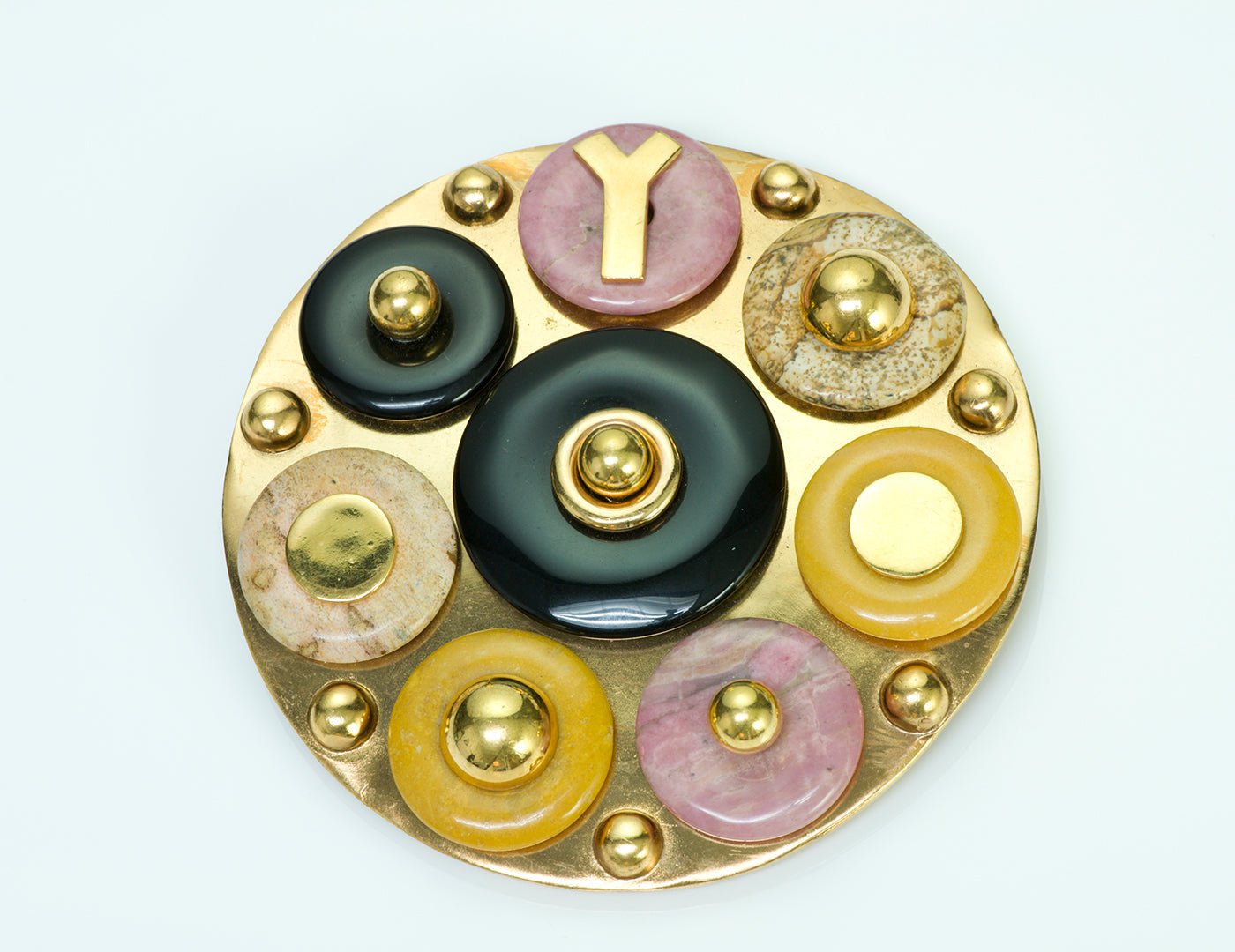 Yves Saint Laurent Rive Gauche Belt Buckle