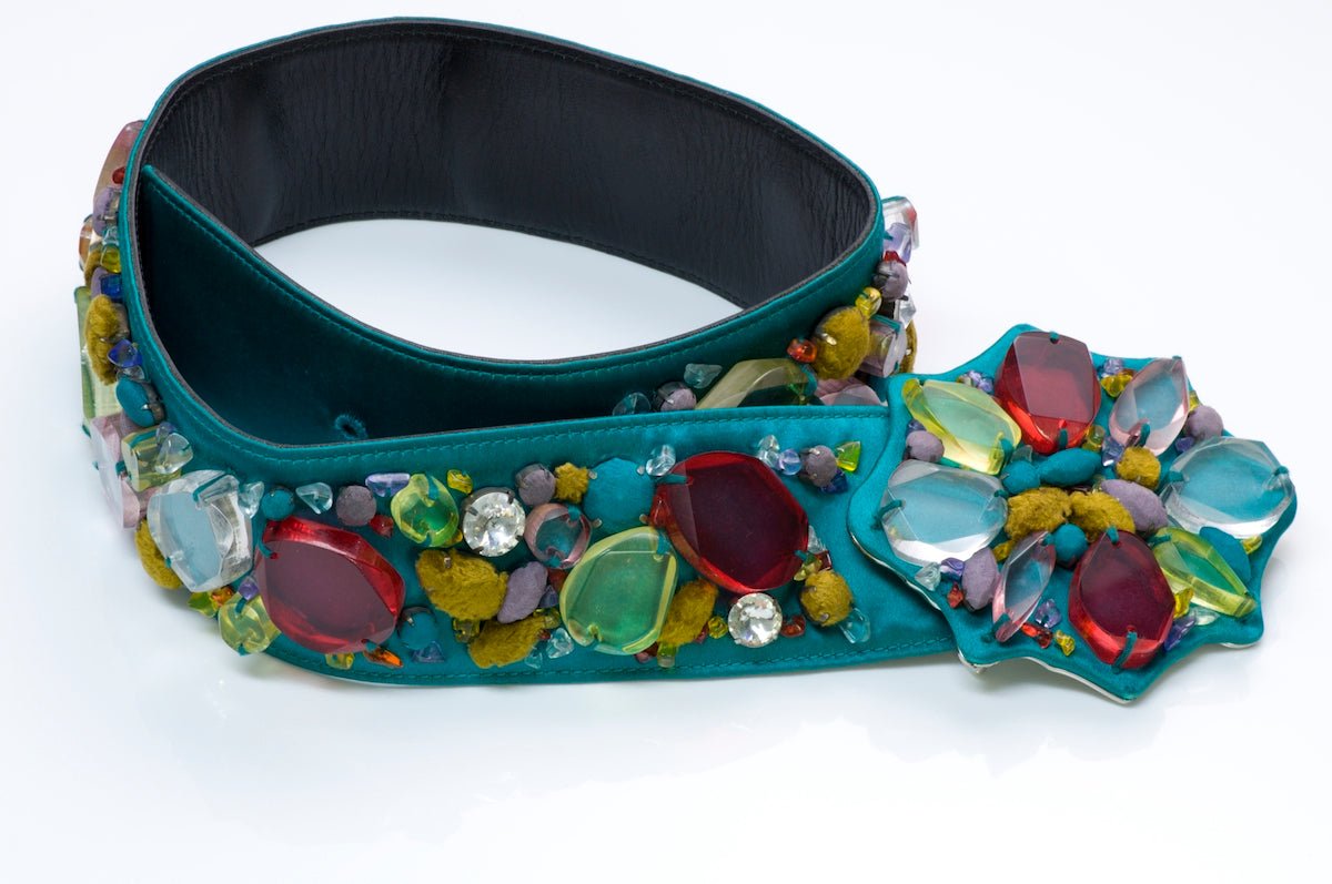 Yves Saint Laurent Rive Gauche Satin Belt