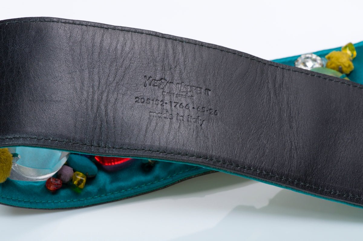 Yves Saint Laurent Rive Gauche Satin Belt