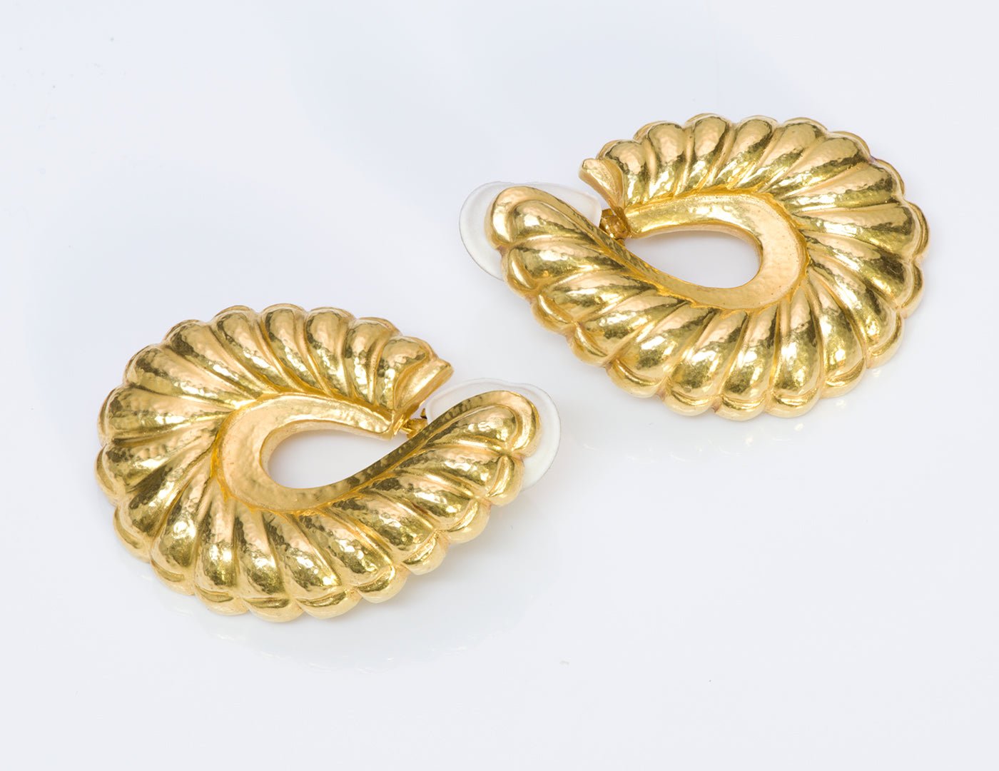 Zolotas Greece 22K Yellow Gold Earrings