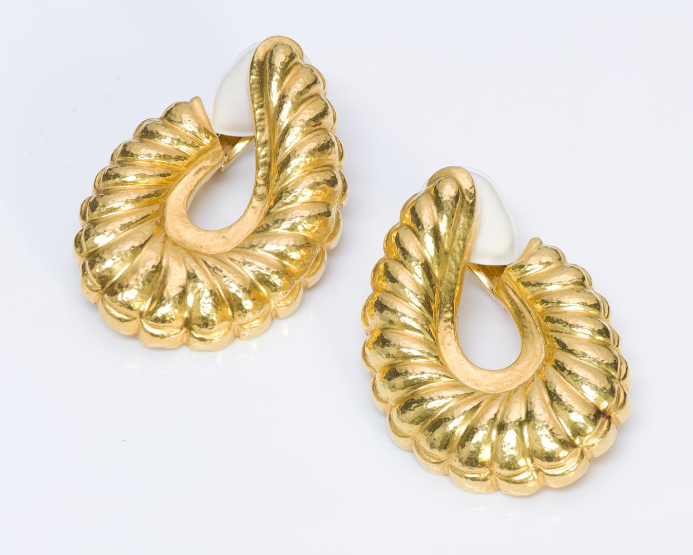 Zolotas Greece 22K Yellow Gold Earrings