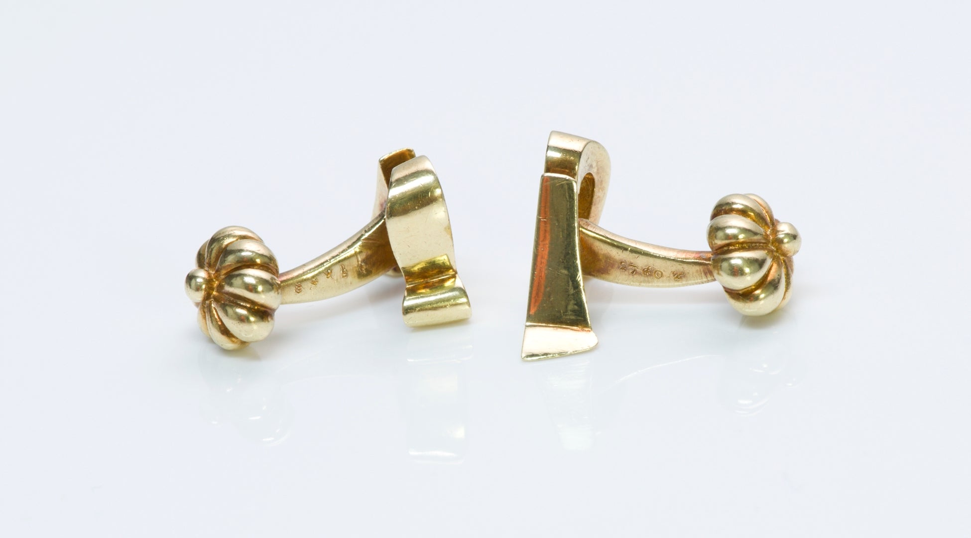 Cartier Gold Capricorn Zodiac Cufflinks
