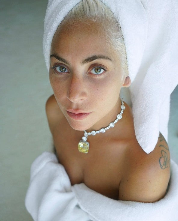 Lady Gaga Tiffany Diamond Necklace