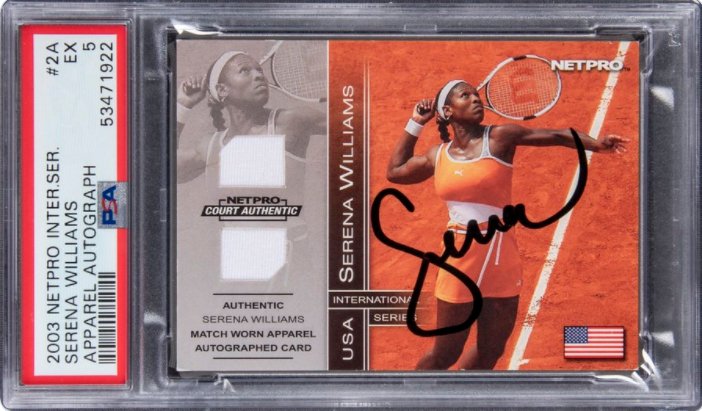 A Rookie Card Signed By Serena Williams Sold For Record Price At Auction - DSF Antique Jewelry