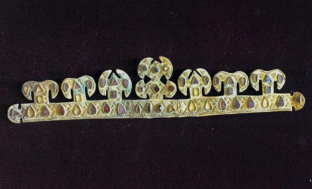 An Antique Gold Tiara From Attila the Hun's Time Stolen From A Ukrainian Museum - DSF Antique Jewelry