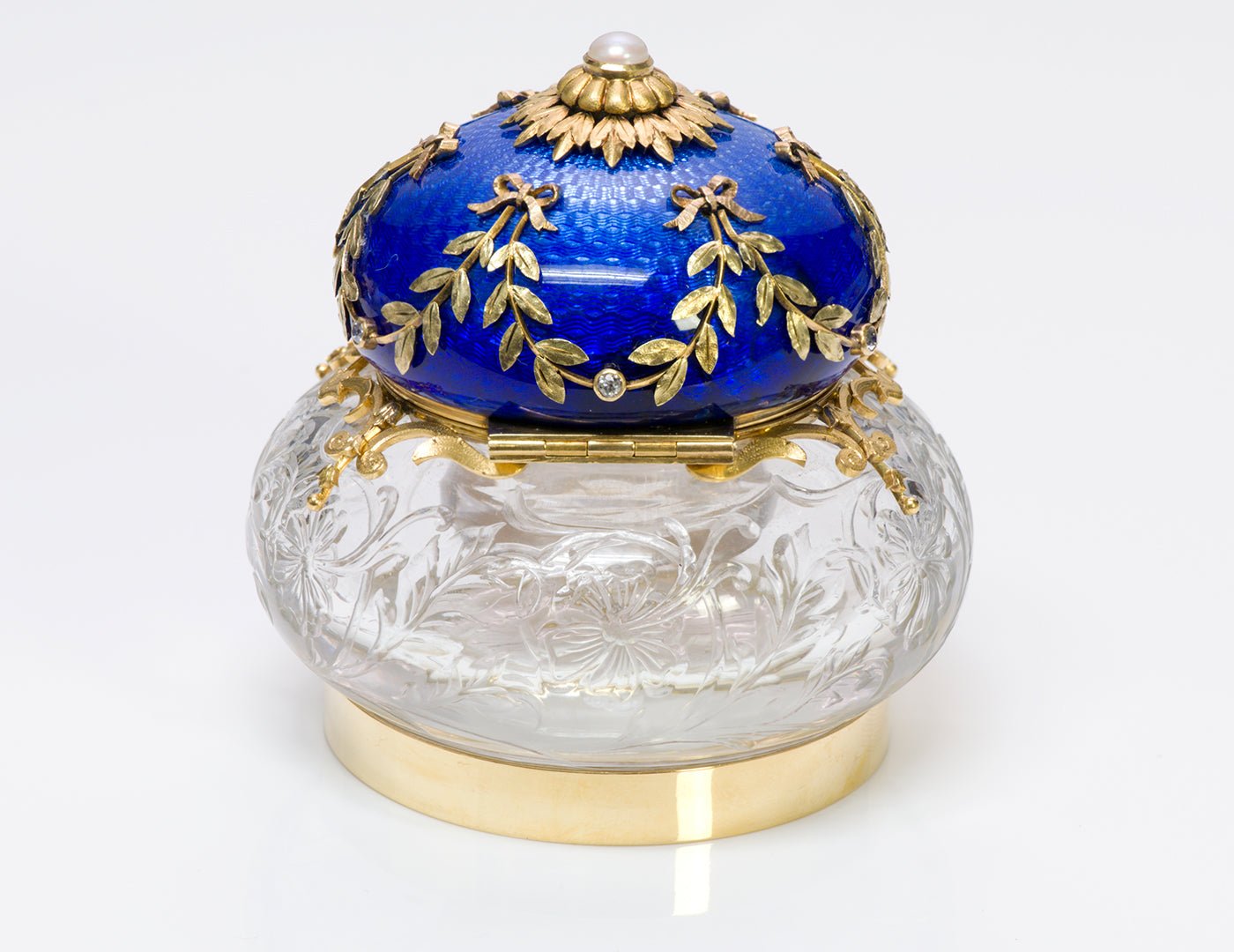 The Tiffany & Co. Art of Crafting Enamel Gold Inkwells