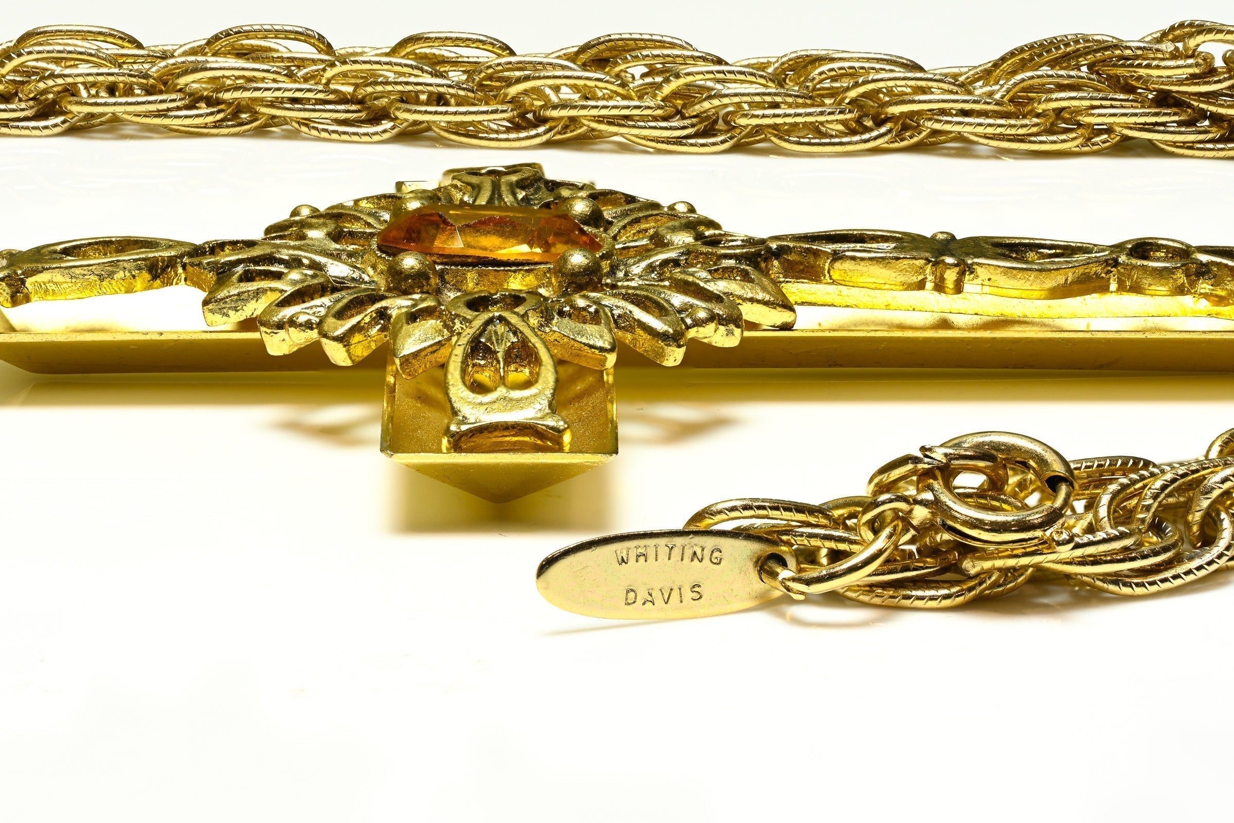 Whiting & Davis Earings and Necklace 