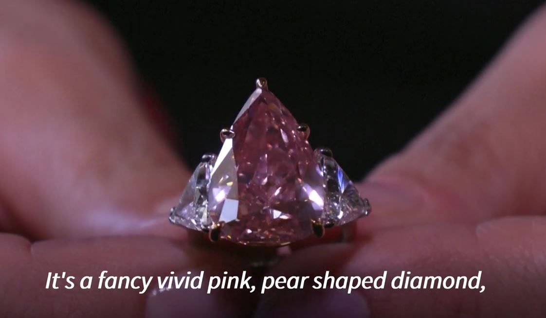 Fortune Pink, The Largest Pink Pear-Shaped Diamond, To Be Auctioned Soon - DSF Antique Jewelry