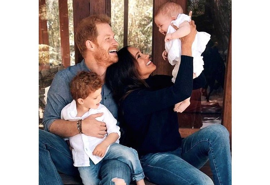 Harry & Meghan Released The First Photo Of Their Daughter On A Christmas Card - DSF Antique Jewelry