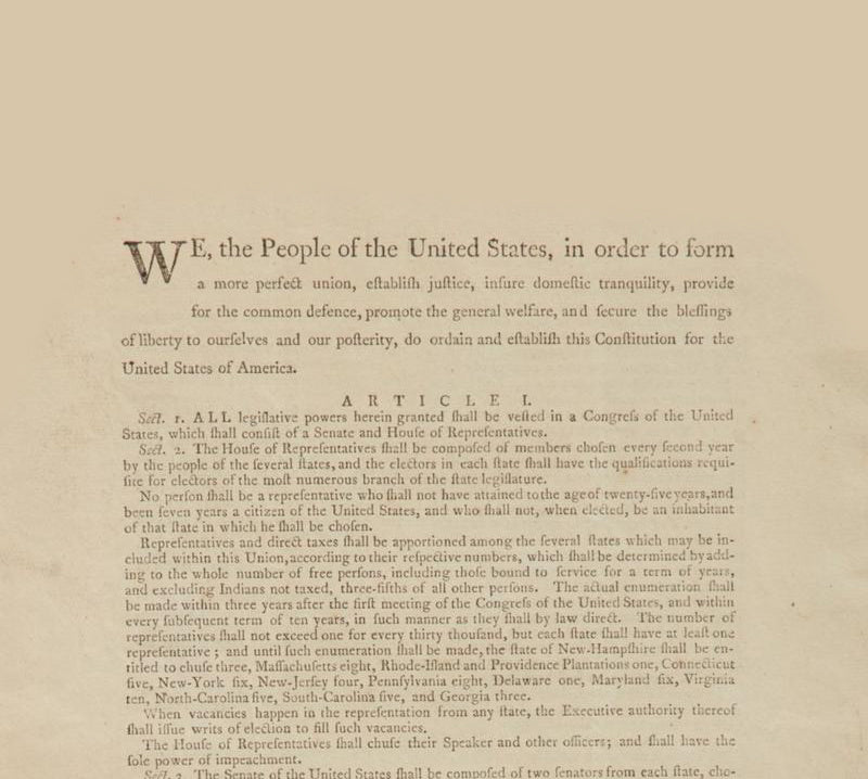 Historical Auction: A Rare Copy Of The US Constitution Sold For $43 Million - DSF Antique Jewelry