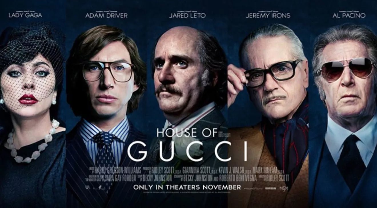House of Gucci: A Sensational Movie Starring Lady Gaga, Al Pacino & Adam Driver - DSF Antique Jewelry