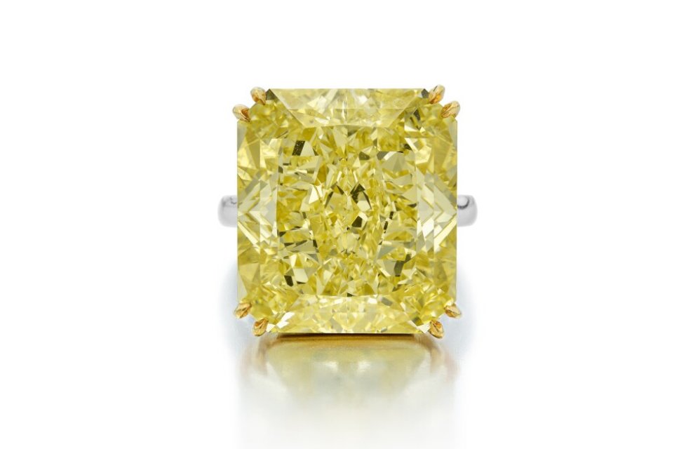 Outstanding 41-ct Yellow Diamond Sells For $1m - DSF Antique Jewelry