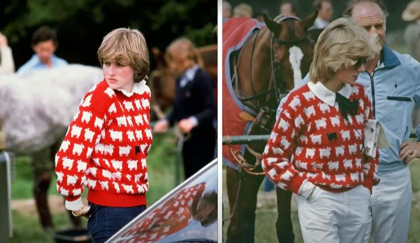 Princess Diana's Famous Black Sheep Sweater Sells For Huge Amount - DSF Antique Jewelry