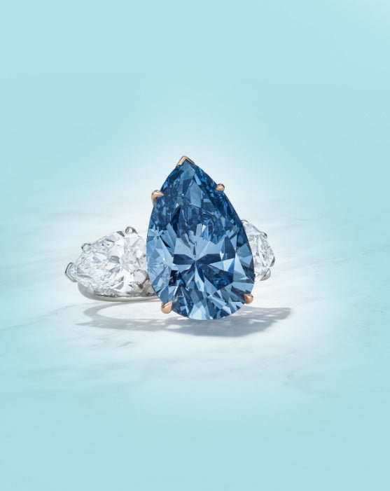 Rare Bleu Royal Diamond Fetched Over 40 Million Dollars At Auction - DSF Antique Jewelry