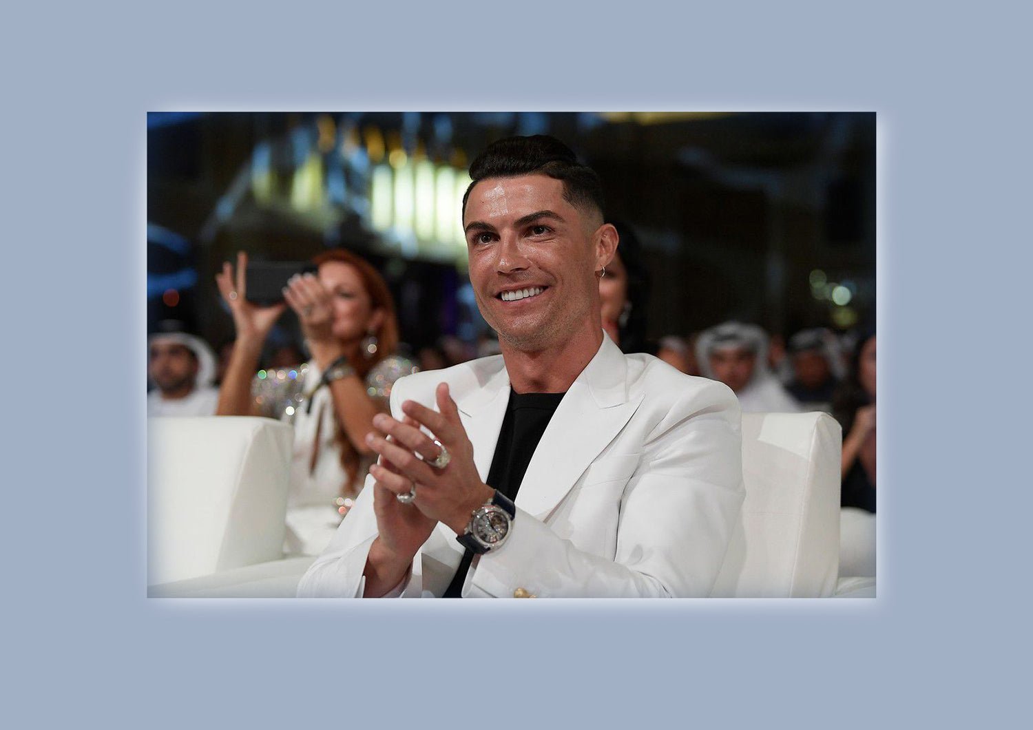 Ronaldo Likes Wearing a Women's Diamond Engagement Ring and a Rare Rolex that is Worth a Fortune - DSF Antique Jewelry