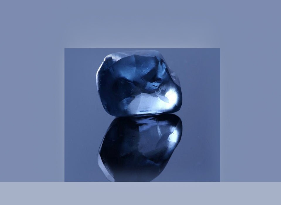 The "Miracle" Diamond Found in Botswana - "Okavango Blue" - DSF Antique Jewelry
