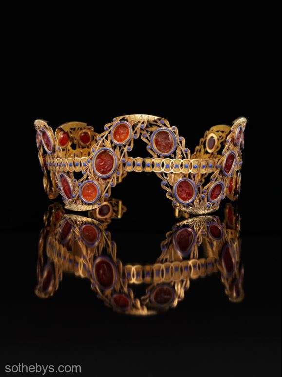 Two Gold Tiaras Belonging To Empress Josephine Bonaparte Sold At Auction - DSF Antique Jewelry