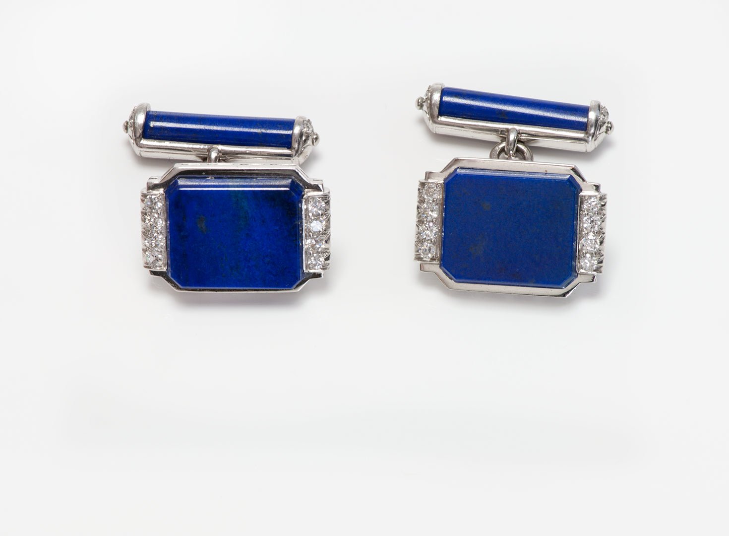 Vintage Gold & Silver Cufflinks, a Symbol of Elegance and Refinement - DSF Antique Jewelry
