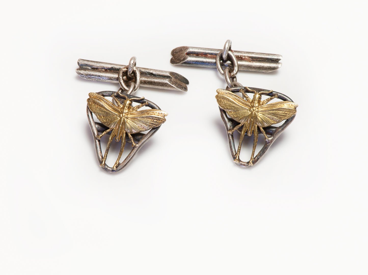Vintage Gold & Silver Cufflinks - One Of The Most Elegant Accessories - DSF Antique Jewelry