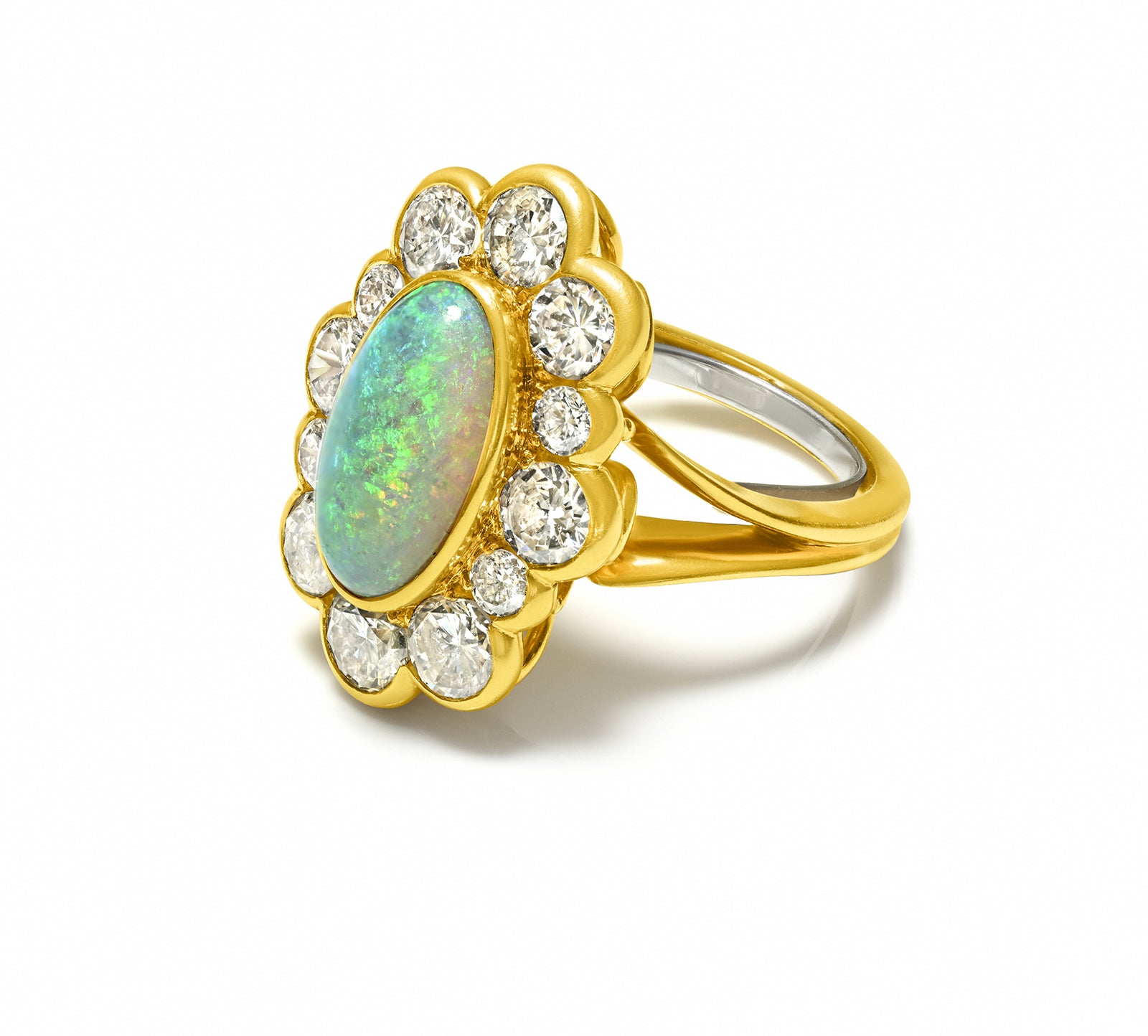 Vintage Gold & Silver Antique Ring