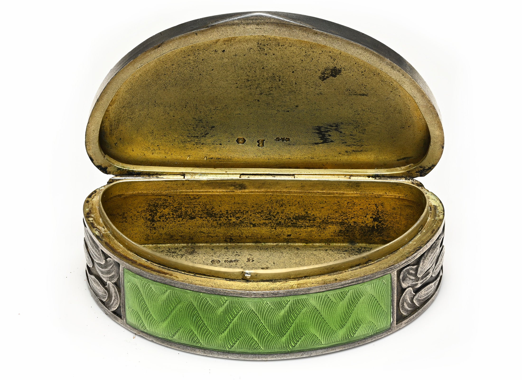 Art Nouveau Enamel Box Georg Adam Scheid by Josef Maria Auchentaller