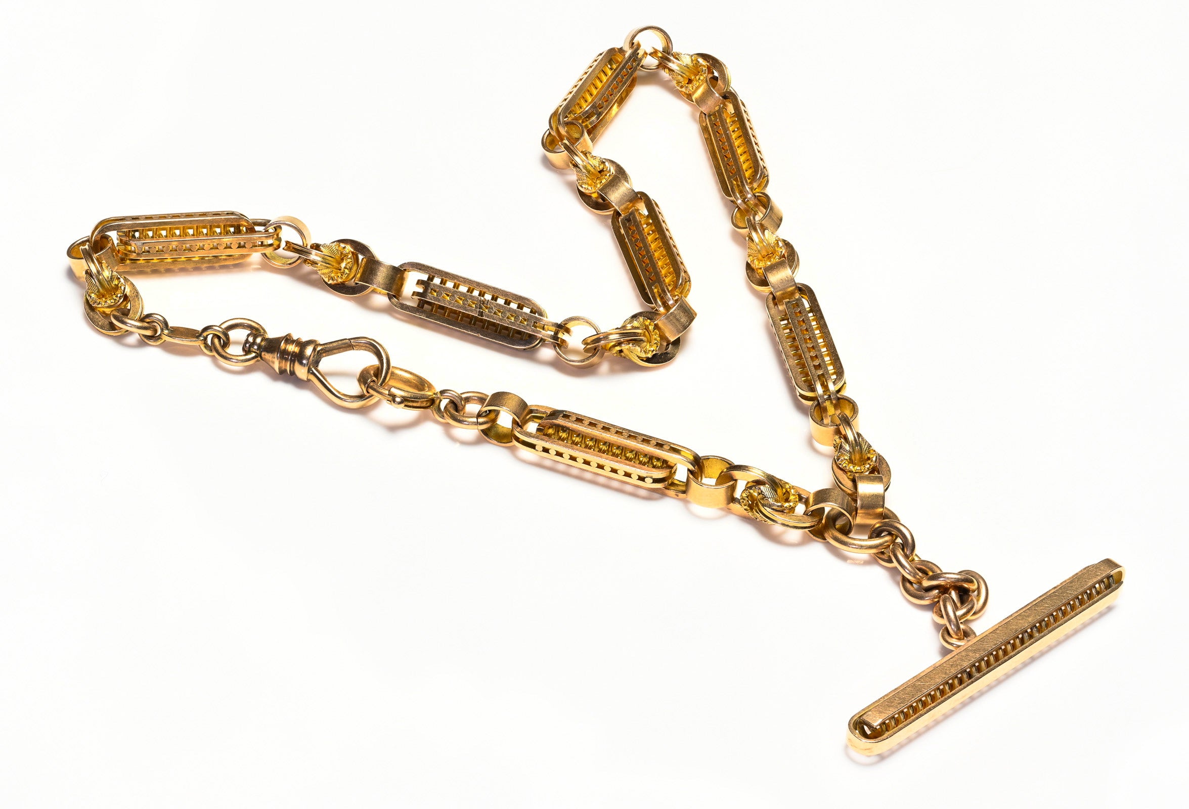 Antique Gold Watch Chain 