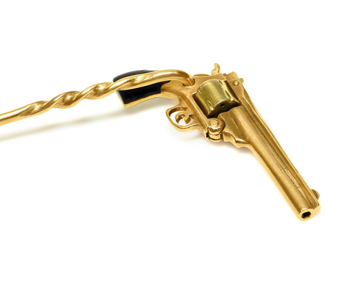 Antique Yellow Gold Pistol Stick Pin 