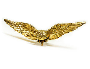 Antique Victorian Gold Spread-Wing Eagle Brooch