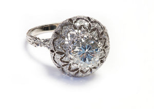 Buccellati 3.30 CTW Platinum Diamond Ring