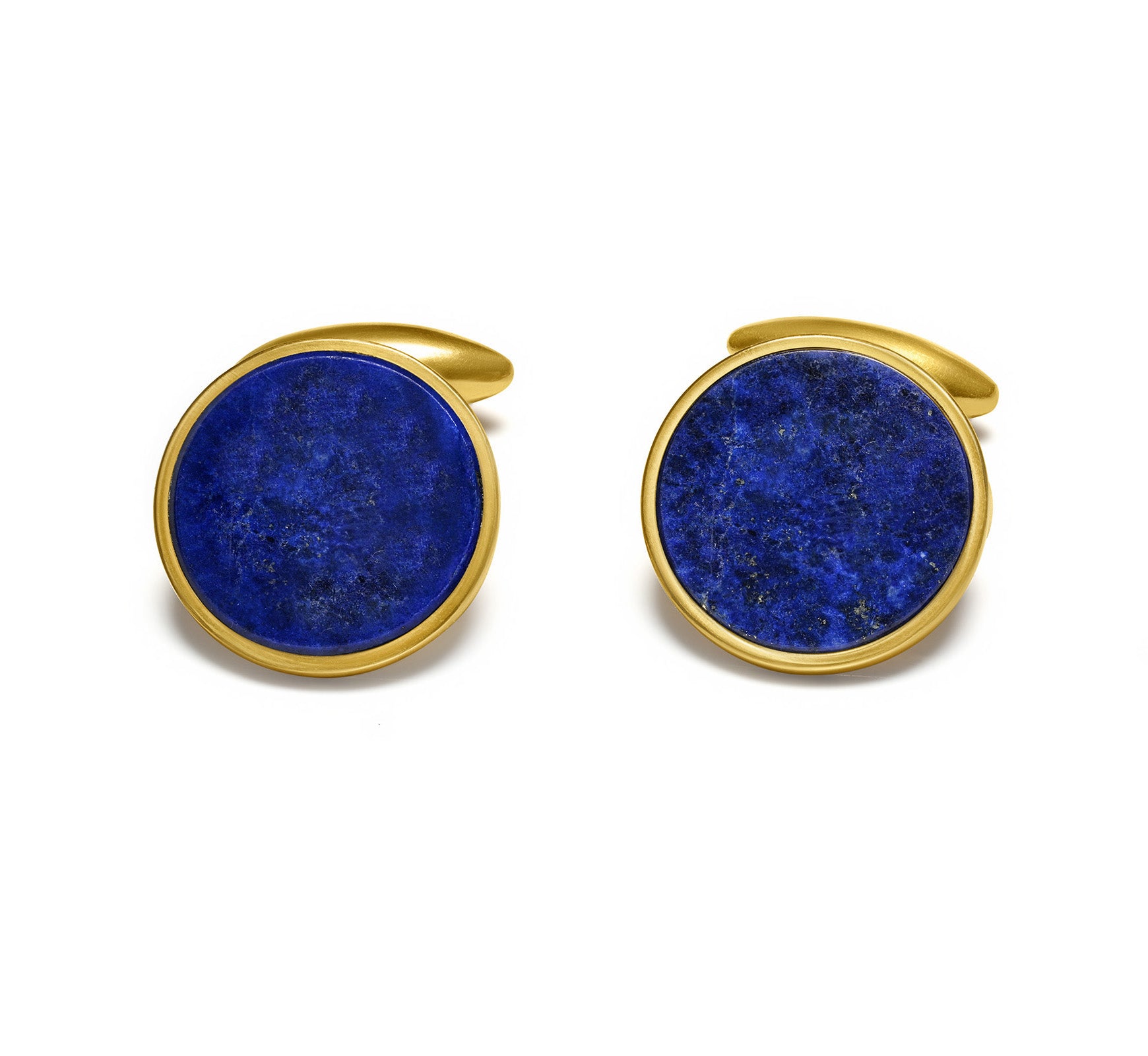 Bulgari Lapis Lazuli 18K Gold Cufflinks