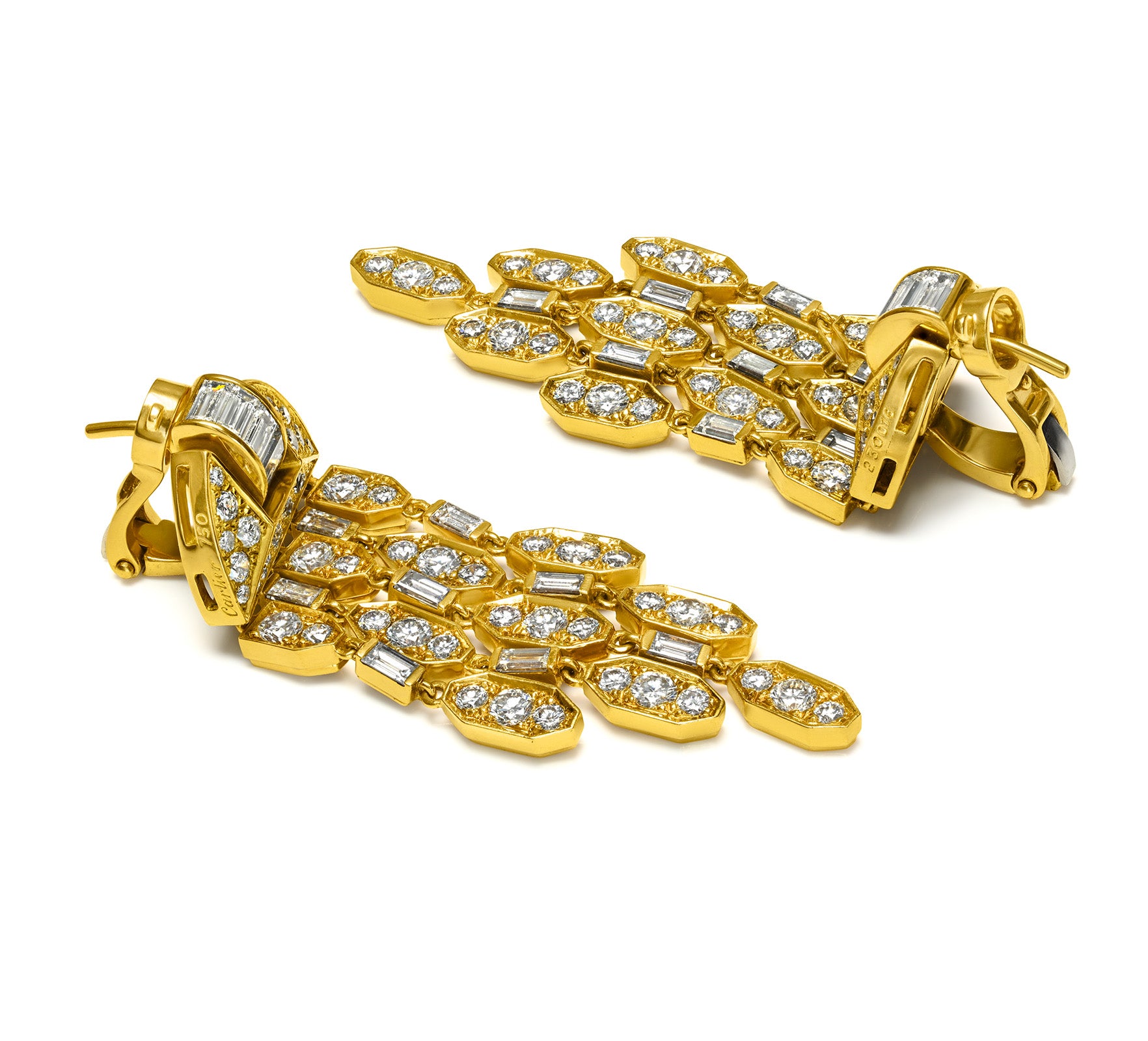 Cartier Diamond Earrings 750