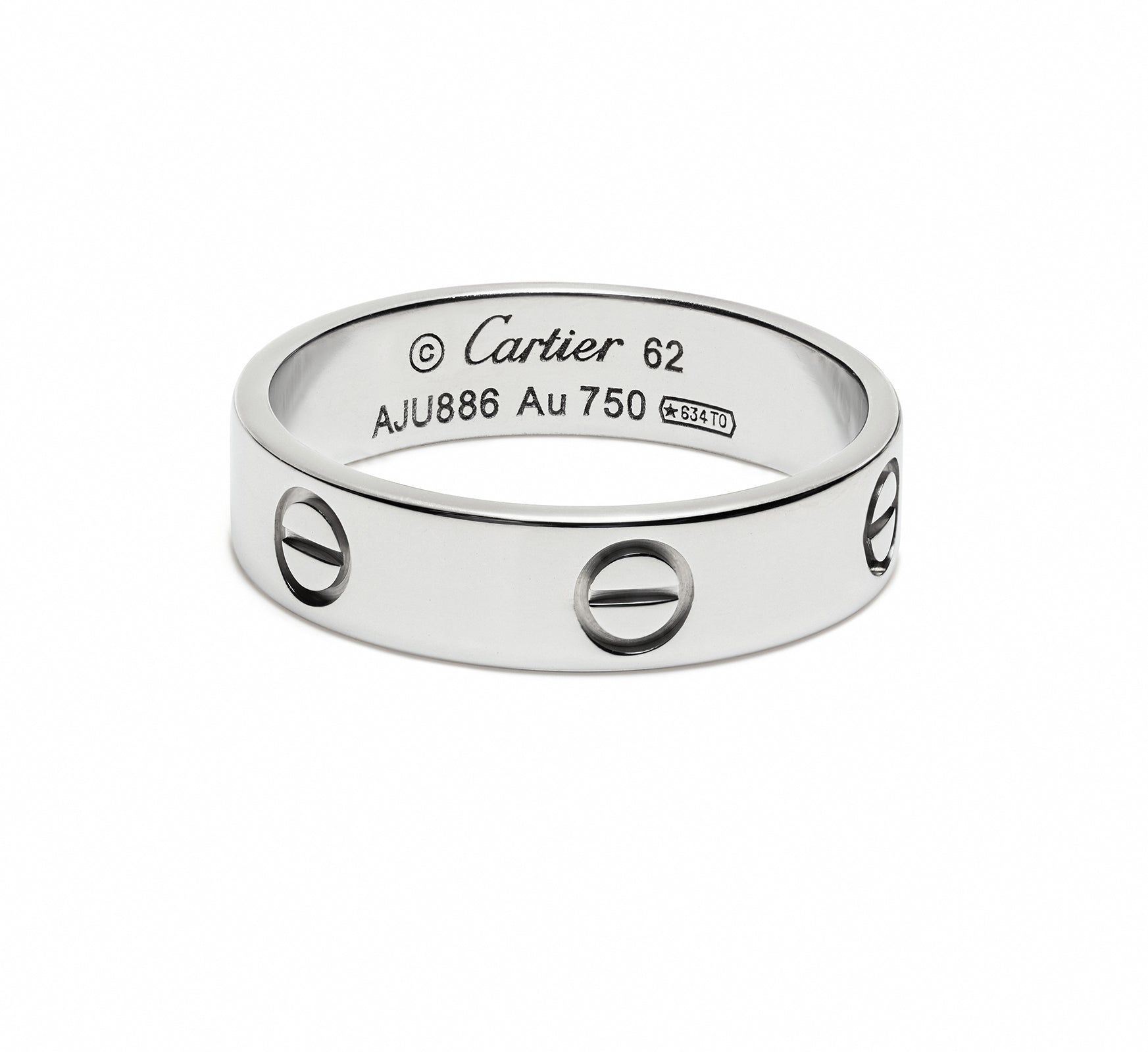 Cartier Love Ring in 18K White Gold