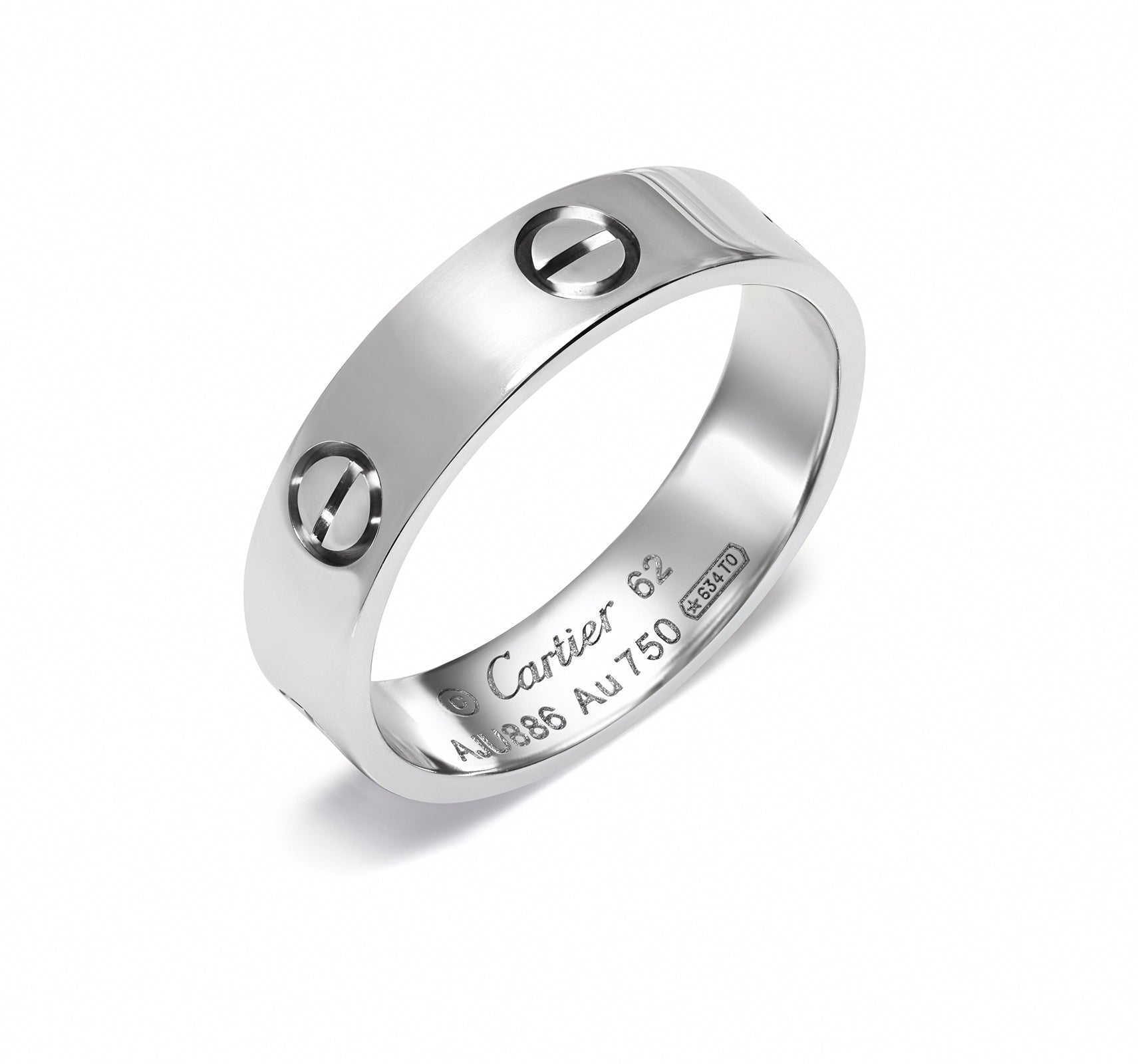 Cartier Love Ring  18K White Gold