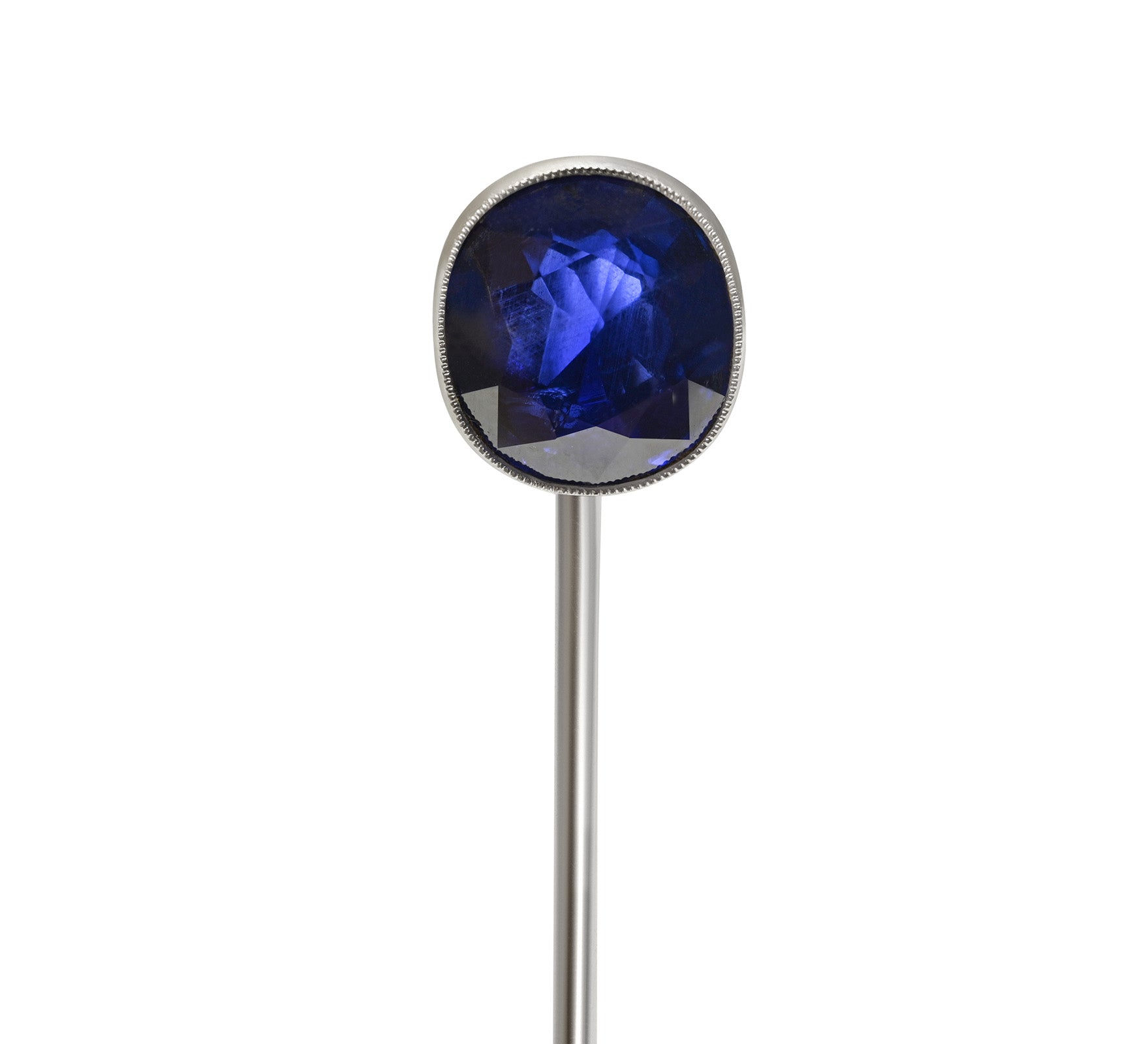 Cartier Unheated Burma Sapphire Stick Pin