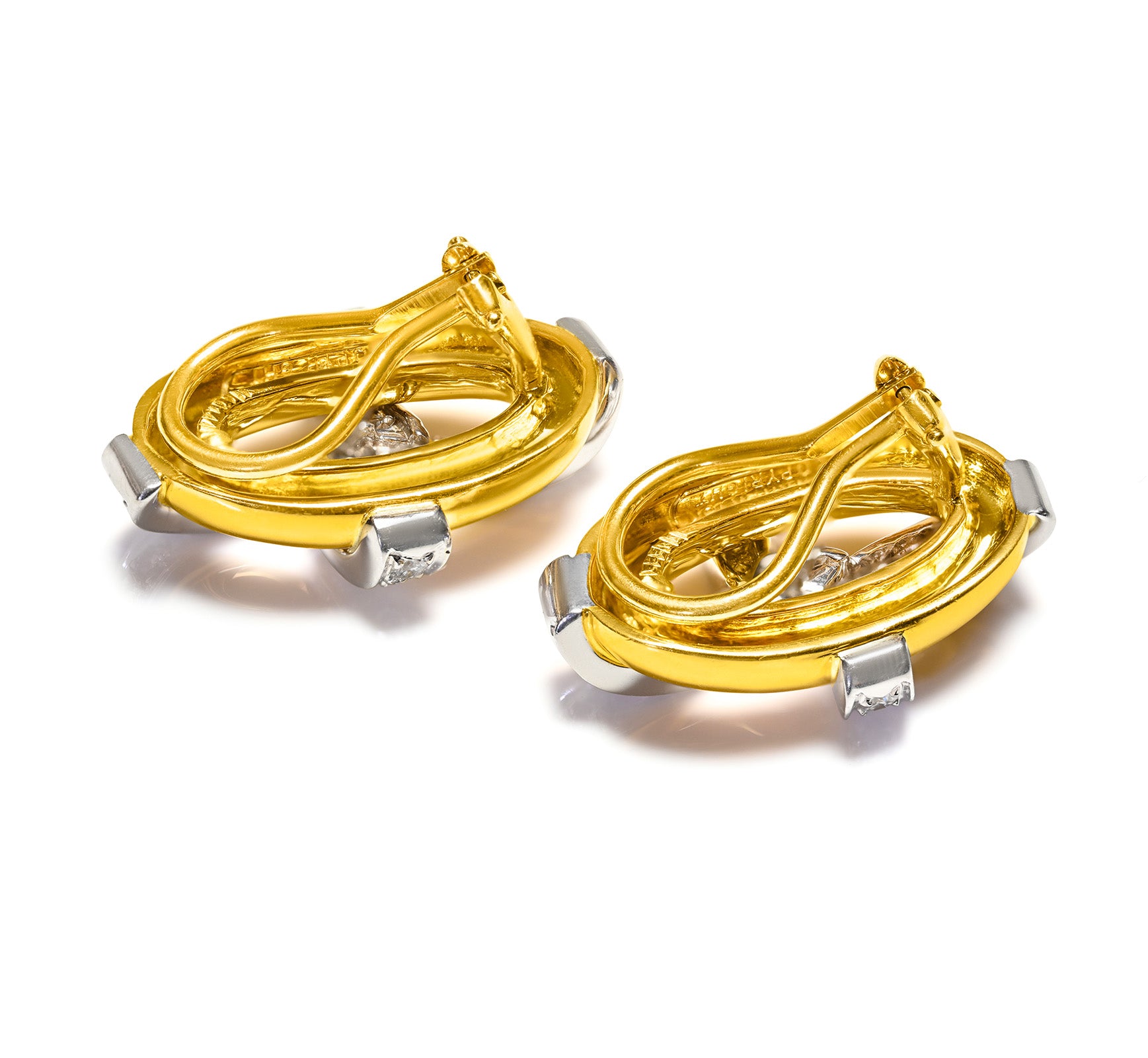 Dankner 18K Yellow Gold Diamond Earrings