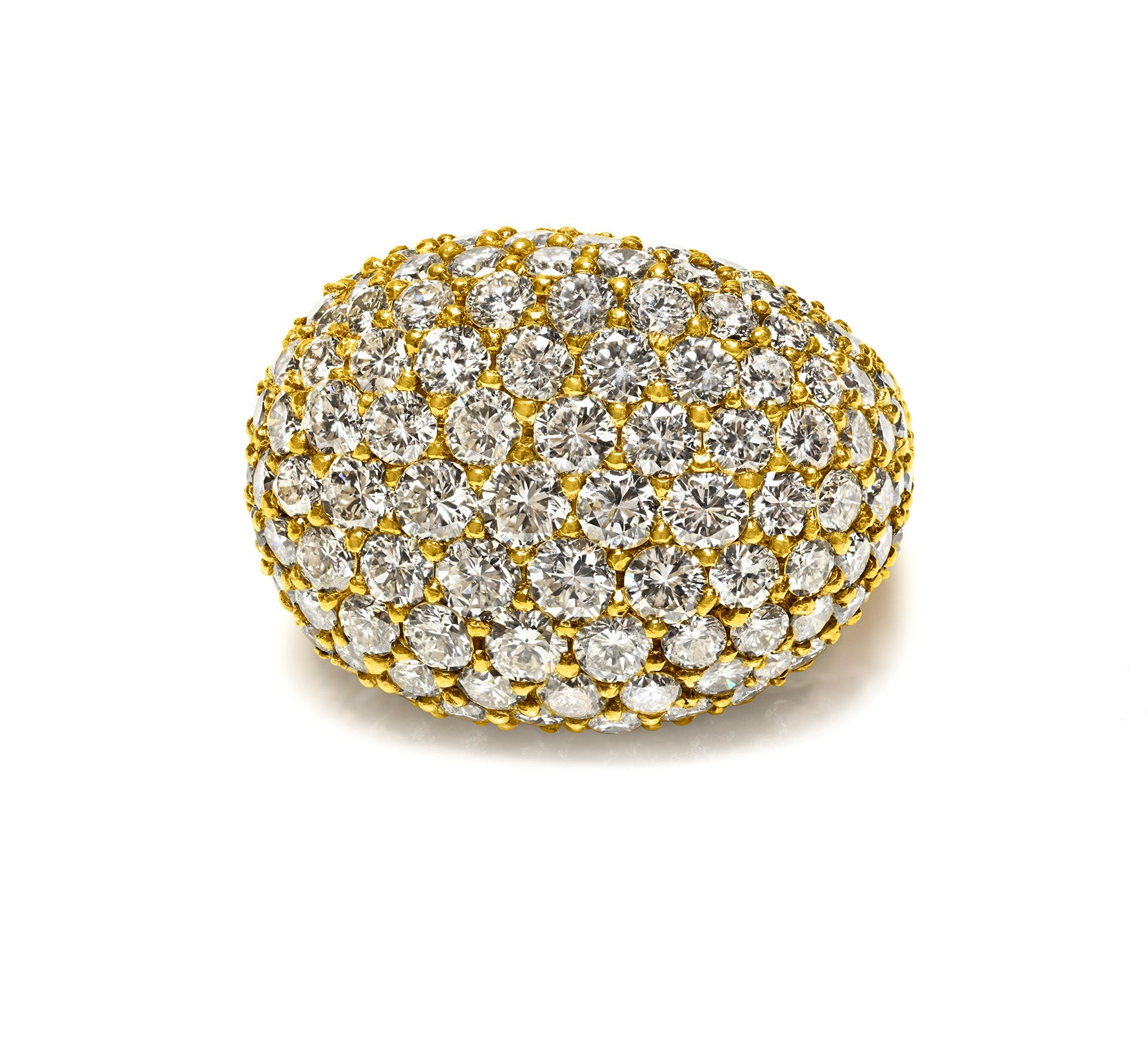 Diamond Ring in 18K Gold 6 Carats of Diamonds