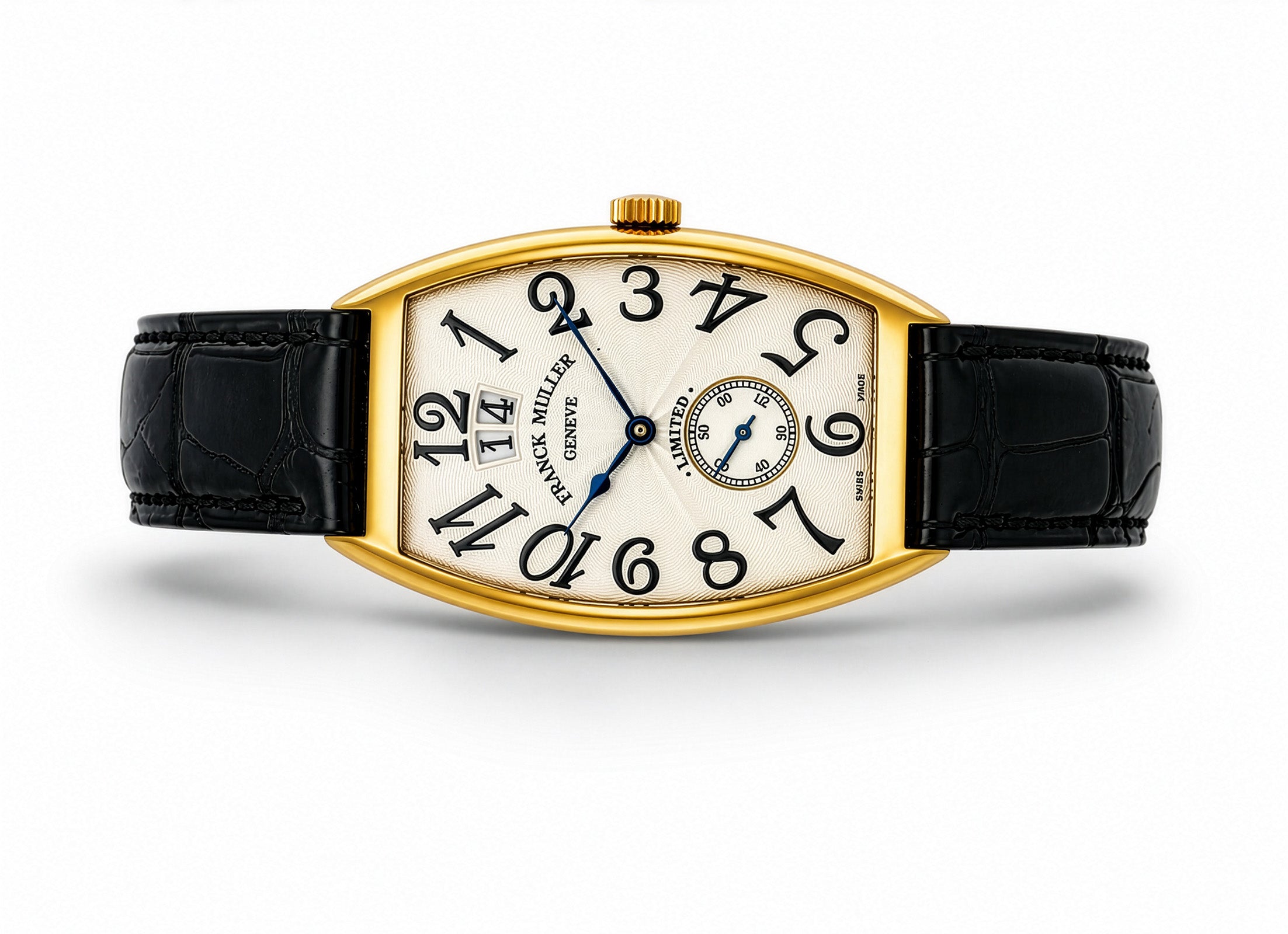 FRANCK MULLERけん玉 黒/金 Franck Muller Cintrée Curvex 2851 S6 18K Gold Watch