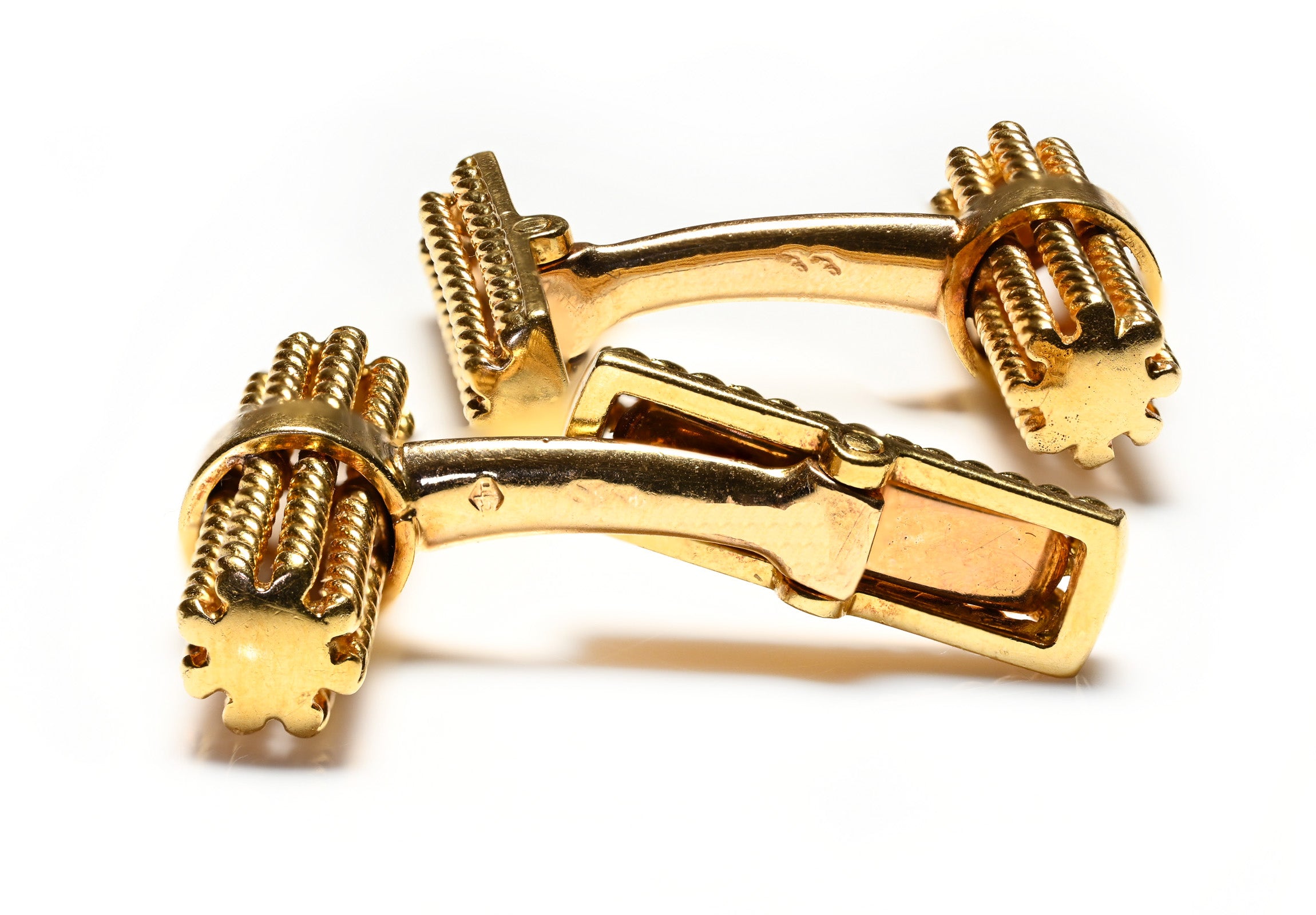 French 18K Gold Cufflinks