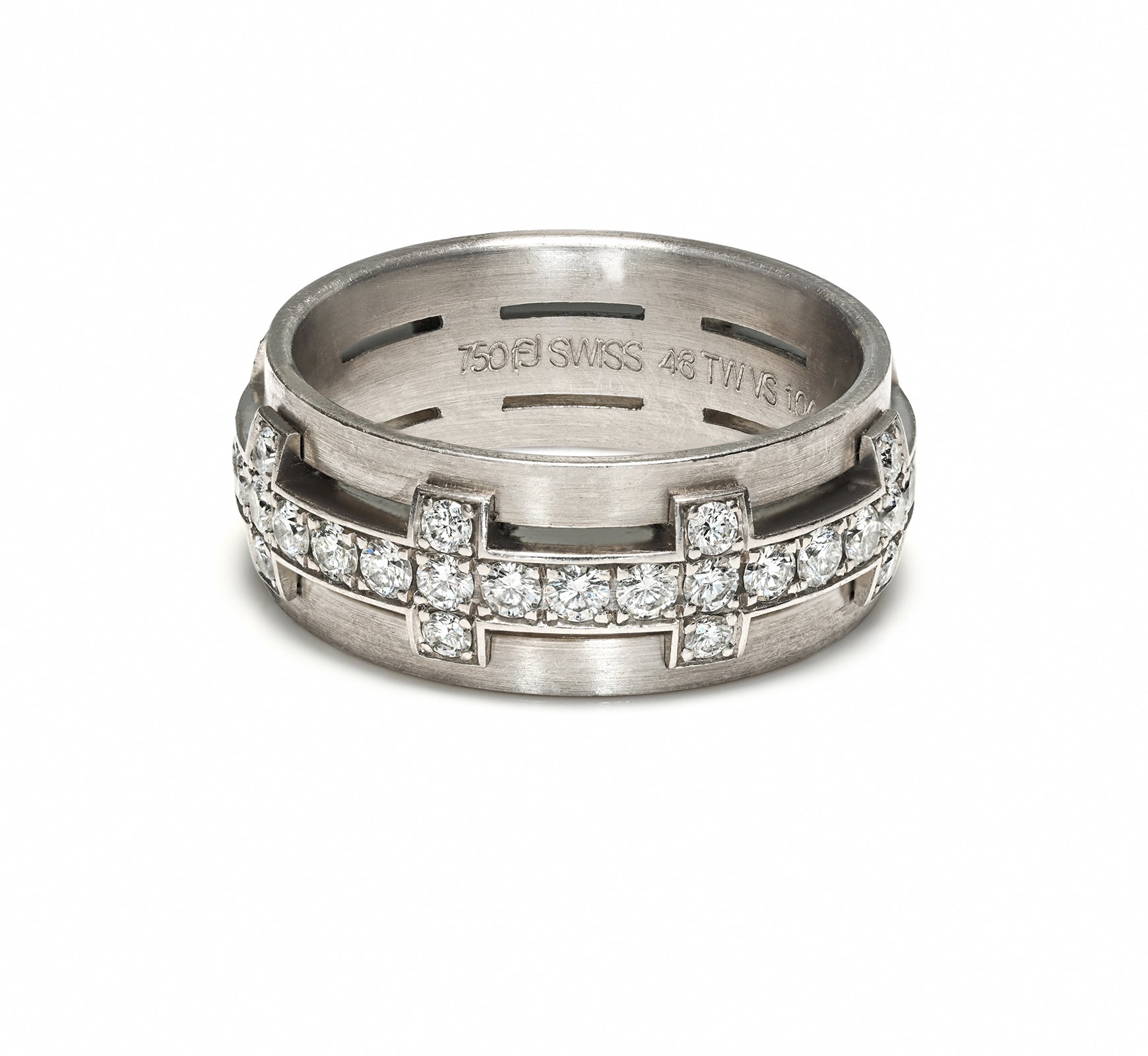 Furrer Jacot 18K Gold Diamond Band Ring