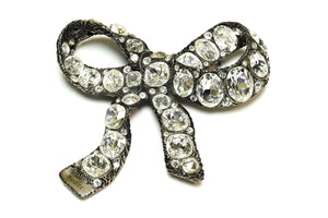 Gucci Belle Epoque Style Crystal Large Bow Brooch