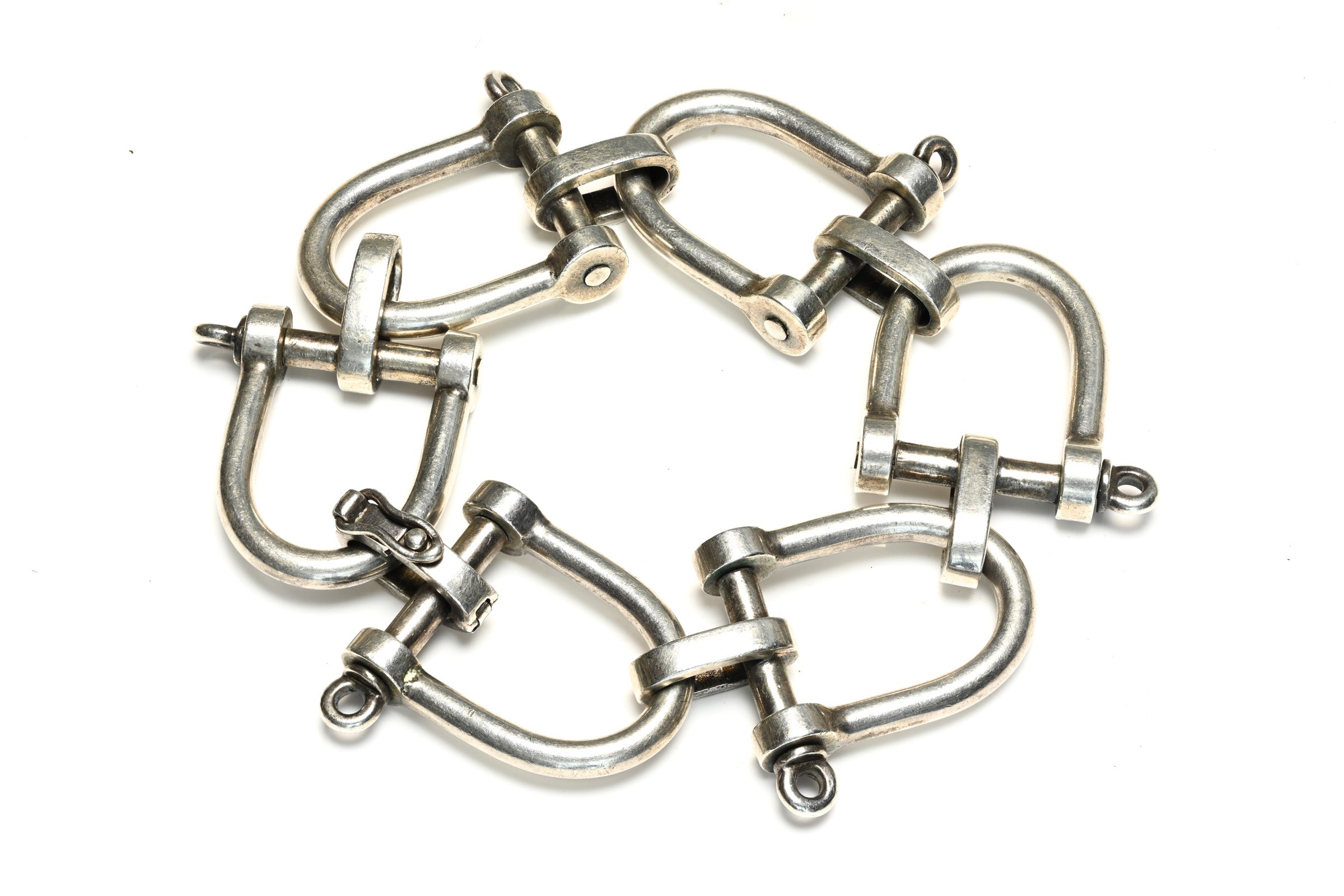 Gucci Silver Horsebit Link Bracelet