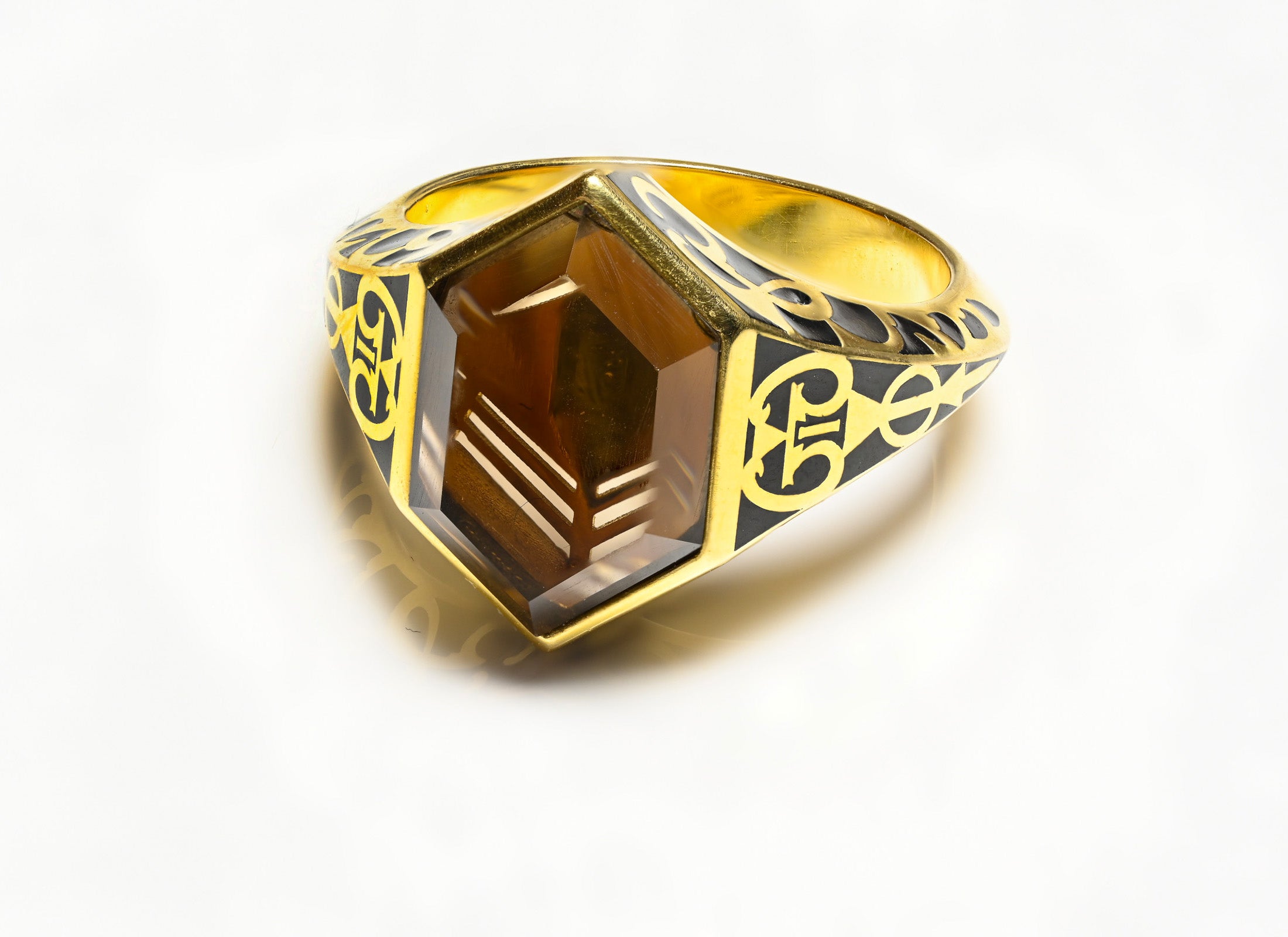 Helannona 18K Gold Men's Ring 