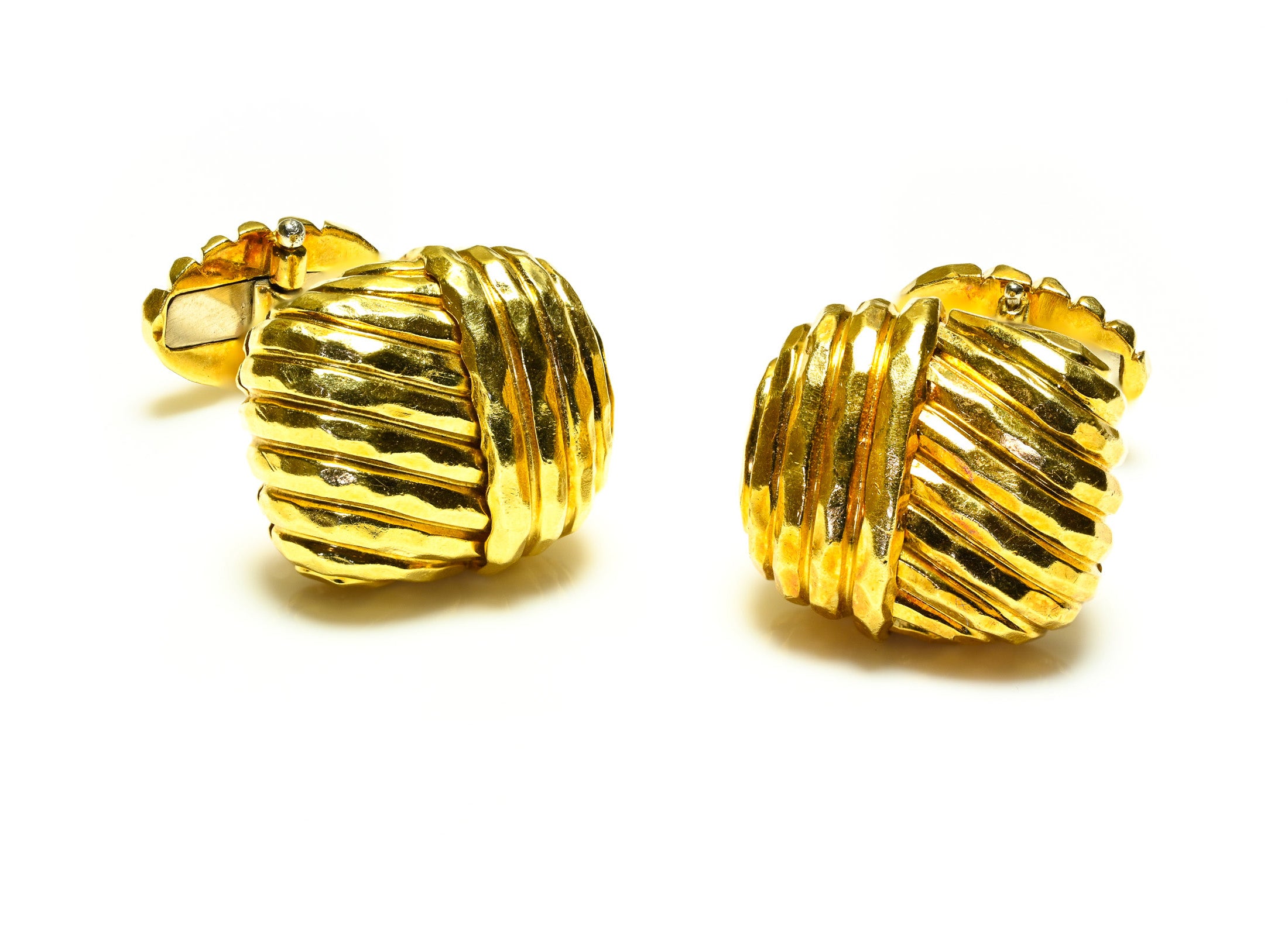 Henry Dunay 18K Gold Cufflinks