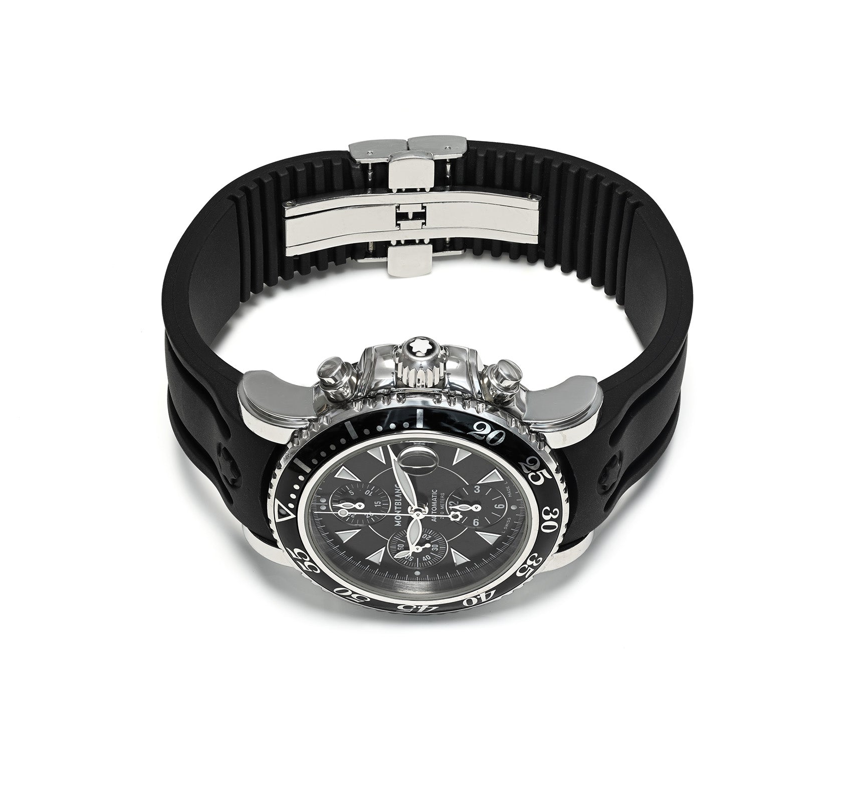 Montblanc Sport Chronograph Men’s Watch Black Rubber 