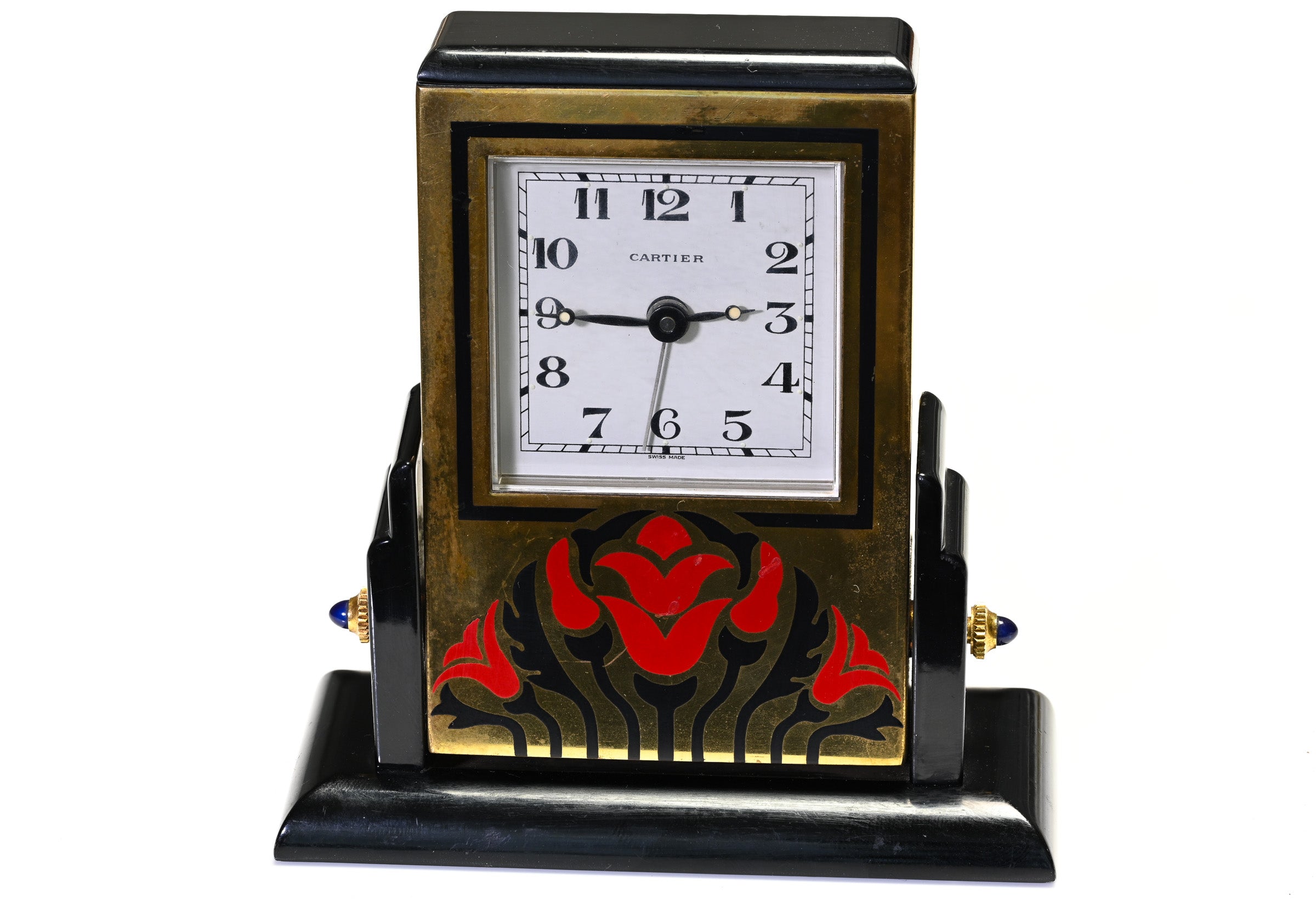 Vintage Cartier Enamel Alarm Clock